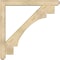 Ekena Millwork Merced Craftsman Rough Sawn Bracket w/ Offset Brace, Douglas Fir, 6"W x 46"D x 46"H BKT0604X46X46MRC04RDF - alternate 3